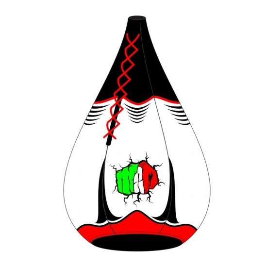 Split Leather Boxing Speed Balls Latex Bladder